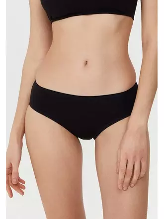 Трусики женские "слип" средней посадки basic lb 2014 black, , 110/XXL, CONTE ELEGANT, - 1