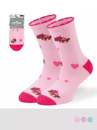 Носки детские (собачки) omsa kids calzino 21p63 rosa, , 31-34 (18-20), OMSA, - 1