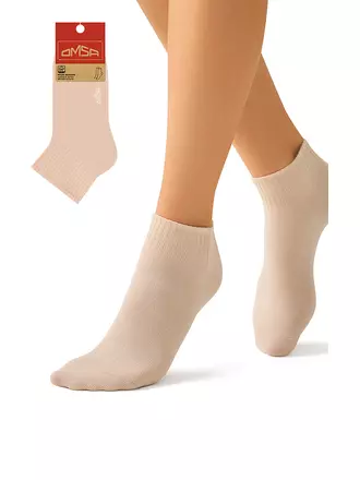 Короткие женские носки omsa eco 253 beige, , 39-41 (25-27), OMSA, - 1