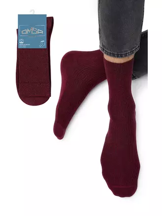 Мужские зимние носки omsa comfort 301 bordo melange, , 45-47 (29-31), OMSA, - 1