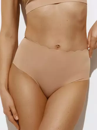 Трусы женские «слипы» omsa omd 2232b invisible slip maxi beige, , 44 (S), OMSA, - 1