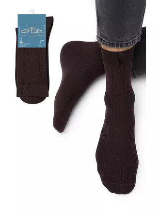 Мужские зимние носки omsa comfort 301 moka melange, , 45-47 (29-31), OMSA, - 1