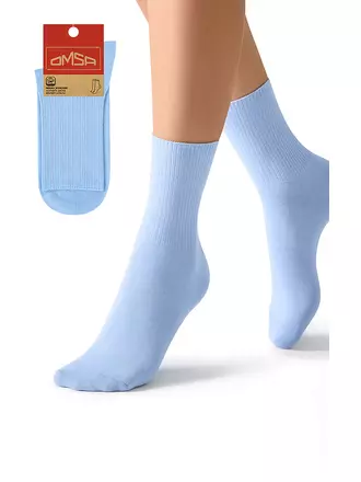 Женские высокие носки omsa eco 254 blu chiaro, , 35-38 (23-25), OMSA, - 1