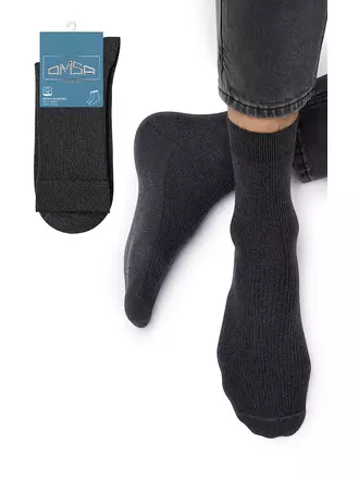 Мужские зимние носки omsa comfort 301 grigio melange, , 45-47 (29-31), OMSA, - 1