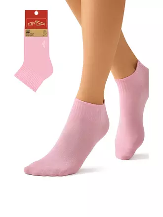 Короткие женские носки omsa eco 253 rosa, , 39-41 (25-27), OMSA, - 1