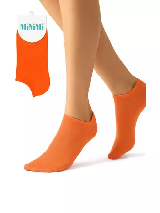 Женские короткие носки minimi fresh 4102 orange, , 35-38 (23-25), MINIMI, - 1