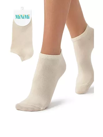 Женские короткие носки minimi fresh 4102 latte, , 35-38 (23-25), MINIMI, - 1