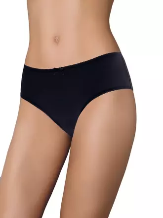 Трусы-слипы с широким бочком из хлопка minimi bo222 slip nero, , 56 (4XL), MINIMI, - 1