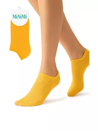 Женские короткие носки minimi fresh 4102 giallo, , 35-38 (23-25), MINIMI, - 1