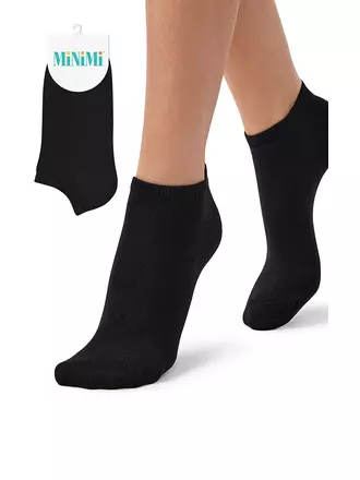 Женские короткие носки minimi fresh 4102 nero, , 39-41 (25-27), MINIMI, - 1
