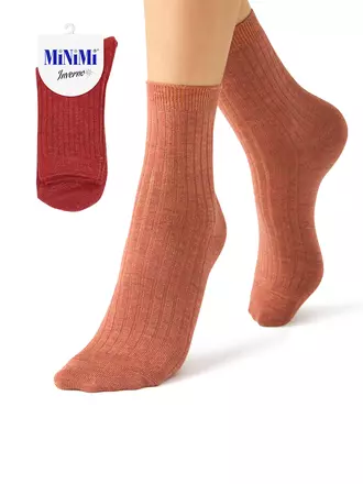 Носки женские с шерстью minimi mini inverno 3302 terracotta, , 35-38 (23-25), MINIMI, - 1