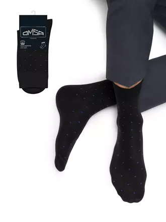 Носки мужские omsa style 513 nero, , 39-41 (25-27), OMSA, - 1