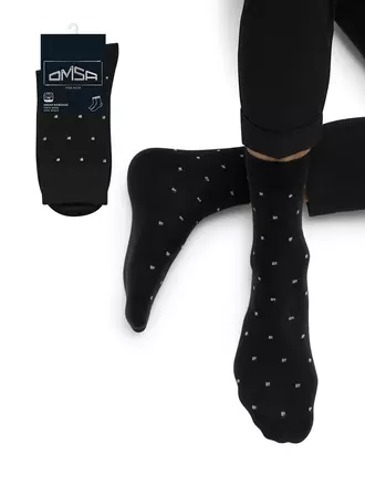 Носки мужские omsa style 514 nero, , 39-41 (25-27), OMSA, - 1