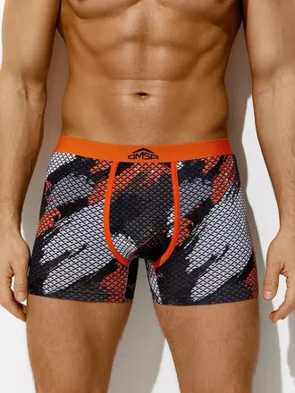 Трусы мужские omsa omu 1234-24b courage arancio/multicolor, , 48 (L), OMSA, - 1