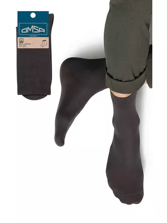 Мужские классические всесезонные носки omsa eco 401 caffe, , 39-41 (25-27), OMSA, - 1