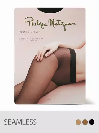 Бесшовные колготки philippe matignon nudite cristal 30den nero, , 2, PHILIPPE MATIGNON, - 1
