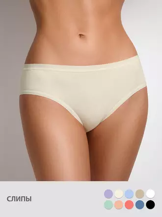 Бесшовные трусы женские слипы sisi si5104 slip avorio, , 46 (M), SISI, - 1