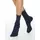 Меланжевые женские носки conte comfort 000 (без резинки) темно-синий, 19С-101СП, 36-37 (23), CONTE ELEGANT,  - 1