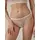 Трусы женские «бразилиана» из кружева с фигурным вырезом lace twist lbr 1990 tofu, 21С-2007ТСП, 106/XL, CONTE ELEGANT,  - 1