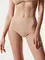 Трусы женские «бикини» из хлопка с итальянским кружевом DEMURE LB 1277 skin
