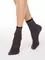 Носки женские Conte FANTASY с сияющим бортиком из двухцветного люрекса grafit