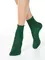 Носки женские вискозные CLASSIC (люрекс, без резинки) 000 темно-зеленый