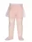 Хлопковые детские колготки TIP-TOP с декоративной юбочкой из фатина 000 персик