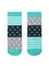 Хлопковые детские носки "Веселые ножки" 282 серый-бирюза