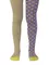 Колготки детские TIP-TOP (весёлые ножки) 355 фиолетовый-темно-салатовый