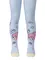 Хлопковые колготки TIP-TOP с рисунком "I Love Selfie" 514 светло-голубой