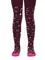 Колготки детские sof-tiki (махровые внутри) с рисунками 518 бордо