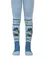 Детские колготки sof-tiki (махровые внутри) с рисунками 391 голубой