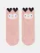 Хлопковые детские носки TIP-TOP (мордашки) 603 пепельно-розовый