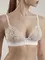 Бюстгальтер с треугольными чашками без каркасов Miracle TB7138 приглушенно-белый