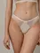 Трусы женские «бразилиана» из фактурного кружева и хлопка LACE TWIST LBR 1989 tofu