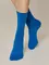Удлиненные женские хлопковые носки ACTIVE 000 синий