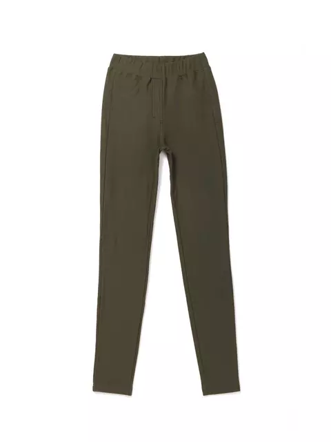 Экстрамягкие джеггинсы с высокой посадкой и термоэффектом windy+ deep khaki, 18С-559ТСП, 170-118/4XL, CONTE ELEGANT,  - 3