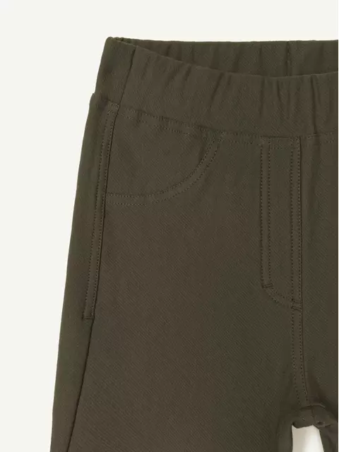 Экстрамягкие джеггинсы с высокой посадкой и термоэффектом windy+ deep khaki, 18С-559ТСП, 170-118/4XL, CONTE ELEGANT,  - 5
