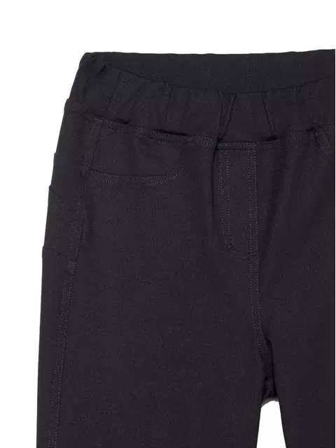 Фактурные женские джеггинсы с высокой посадкой ideal lux royal black, 19С-858ТСП, 164-90/XS, CONTE ELEGANT,  - 9