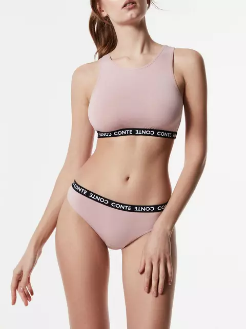 Бюстье из премиального хлопка energy lbe 1291 wood rose, , 170-84/XS, CONTE ELEGANT, - 4