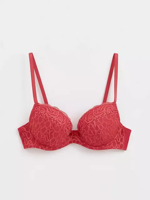 Бюстгальтер с эффектом push-up voile rb2081 брусника, 20С-0005КСП, 70D, CONTE ELEGANT,  - 8