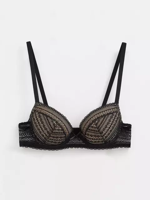 Бюстгальтер женский vintage rb2085 черный, 20С-0015КСП, 80B, CONTE ELEGANT,  - 4