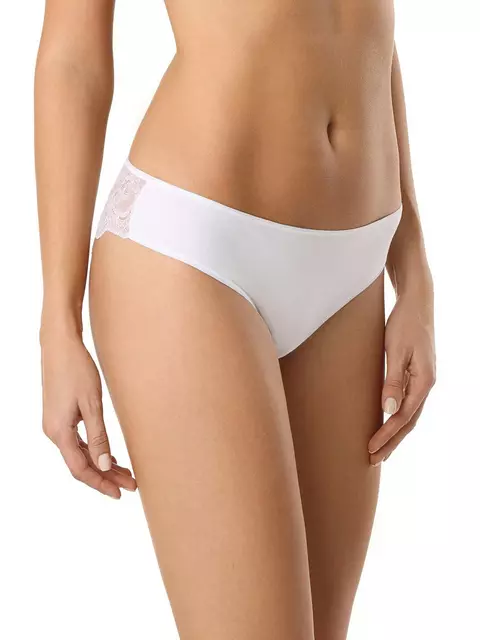 Трусы женские conte "бикини" monika lb 690 (в коробке) white, , 90/XS, CONTE ELEGANT, - 1