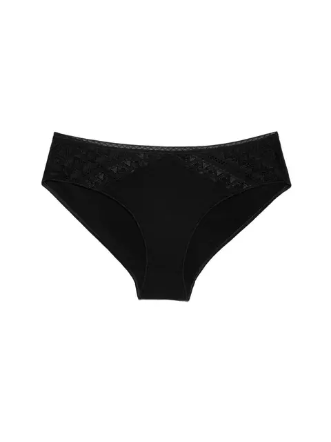 Трусы женские conte "бикини" macramer art lb 775 (в коробке) black, , 102/L, CONTE ELEGANT, - 3