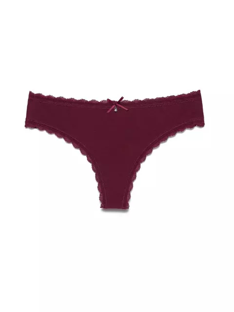 Трусы женские "стринг" secret charm lst 987 (в коробке) bordo, 18С-773ТСП, 90/XS, CONTE ELEGANT,  - 3