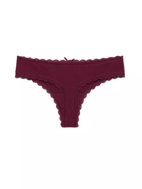 Трусы женские "стринг" secret charm lst 987 (в коробке) bordo, 18С-773ТСП, 90/XS, CONTE ELEGANT,  - 4