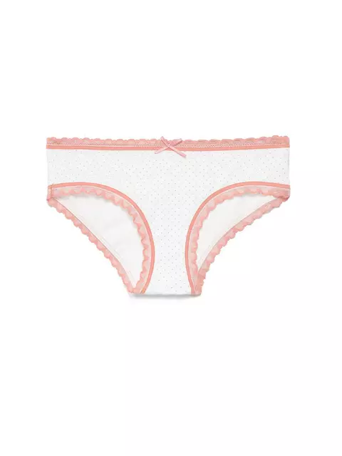 Трусы женские "бикини" lazy days conte lb 1003 (в коробке) white-dusty rose, 18С-791ТСП, 98/M, CONTE ELEGANT,  - 3