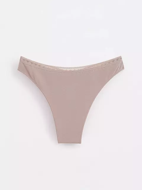 Трусы женские "бразилиана" с v-образной линией талии classic basic lbr 1348 cappuccino, , 90/XS, CONTE ELEGANT, - 2