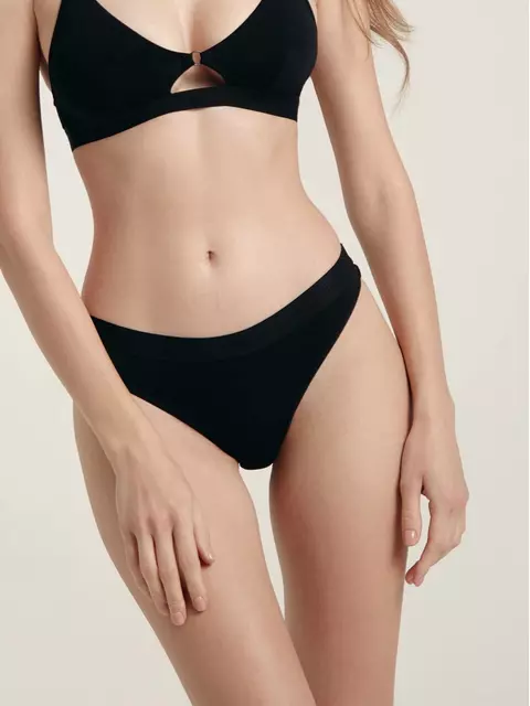 Трусы женские «бразилиана» из бамбука new luxuries lbr 1331 black, 20С-1313ТСП, 90/XS, CONTE ELEGANT,  - 3