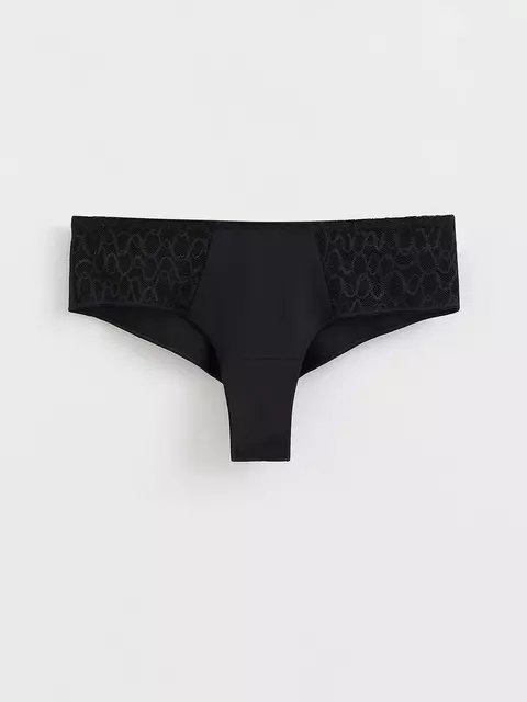 Трусы женские "бриф" с низкой линией талии voile rp1083 черный, 20С-0006КСП, 90/XS, CONTE ELEGANT,  - 4